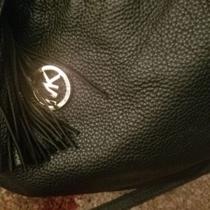 Michael Kors Black Leather Crossbody